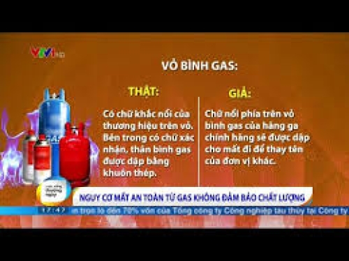 Dấu hiệu nhận biết chai Gas đủ điều kiện lưu thông trên thị trường