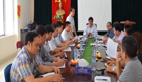 Thứ trưởng BNN&PTNT Trần Thanh Nam làm việc với trung tâm.